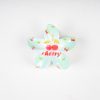 Cherry Print Plumeria Flower Hair Claw Clips