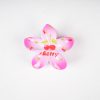 Cherry Print Plumeria Flower Hair Claw Clips