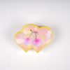 Pastel Cherry Print Cloud Hair Claw Clips