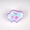 Pastel Cherry Print Cloud Hair Claw Clips
