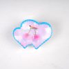 Pastel Cherry Print Cloud Hair Claw Clips