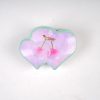 Pastel Cherry Print Cloud Hair Claw Clips