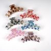 Marble Gold Foil Wave Hair Claw Clips