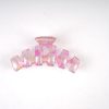 Marble Gold Foil Wave Hair Claw Clips