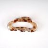 Cloud-Shaped Gold Foil Transparent Hair Claw Clips