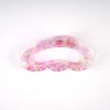 Cloud-Shaped Gold Foil Transparent Hair Claw Clips