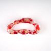 Cloud-Shaped Gold Foil Transparent Hair Claw Clips