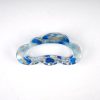 Cloud-Shaped Gold Foil Transparent Hair Claw Clips