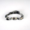 Cloud-Shaped Gold Foil Transparent Hair Claw Clips