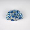 Translucent Shell-Shaped Gold Foil Hair Claw Clips