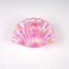 Translucent Shell-Shaped Gold Foil Hair Claw Clips