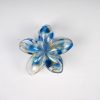 Translucent Shell-Shaped Gold Foil Hair Claw Clips
