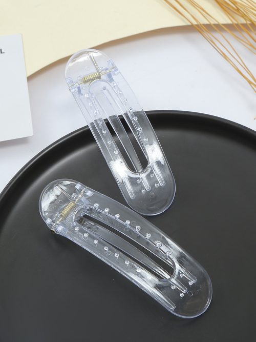 transparent hair clip shark clip