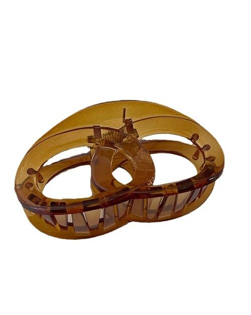 ouble Loop Bagel Medium Hair Clip