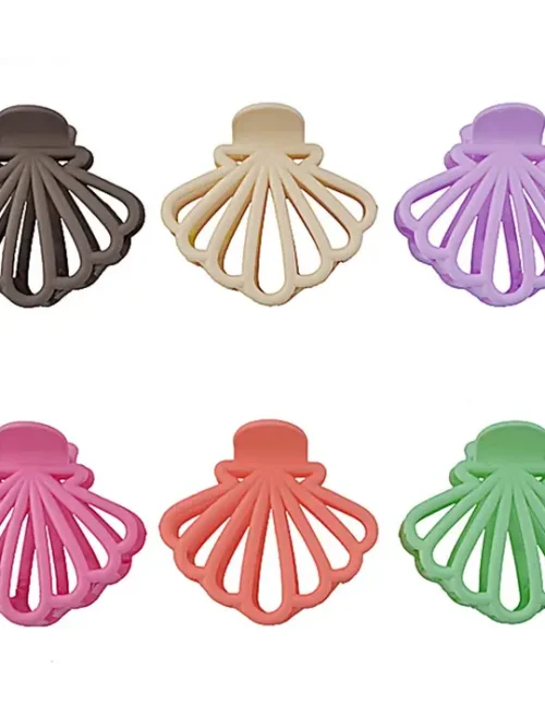 Matte Seashell Hair Claw
