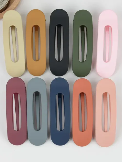 Solid Color Matte Duckbill Clip