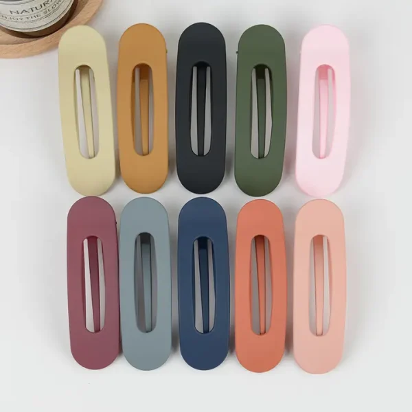 Solid Color Matte Duckbill Clip