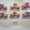 Bright Watercolor Floral Print Hair Claw Clips