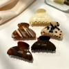 Tortoiseshell & Marble Patterned Hair Claw Clips