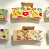 3D Oil Painting Floral Hair Claw Clips