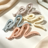 Pastel Wavy Glossy Hair Claw Clips