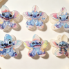 Cute Stitch Print Plumeria Hair Claw Clips